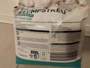 Verpackung-des-Edeka-Ultra-Katzenstreu-von-hinten