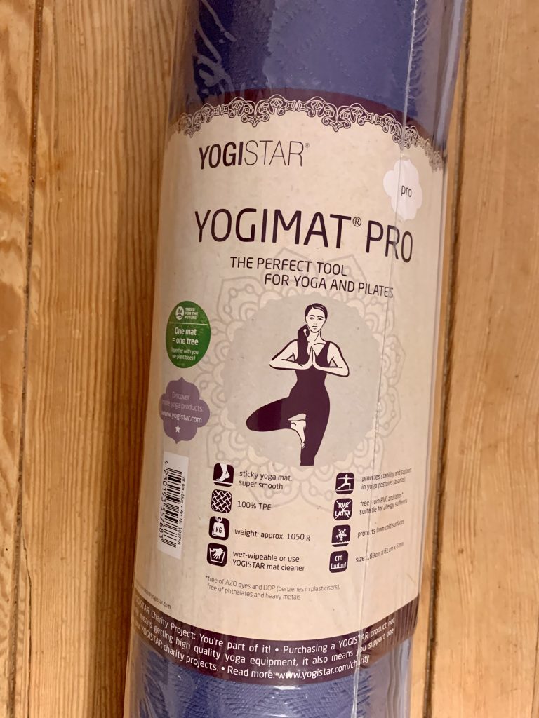 YOGISTAR YOGIMAT® PRO Yogamatte Nahaufnahme Banderole