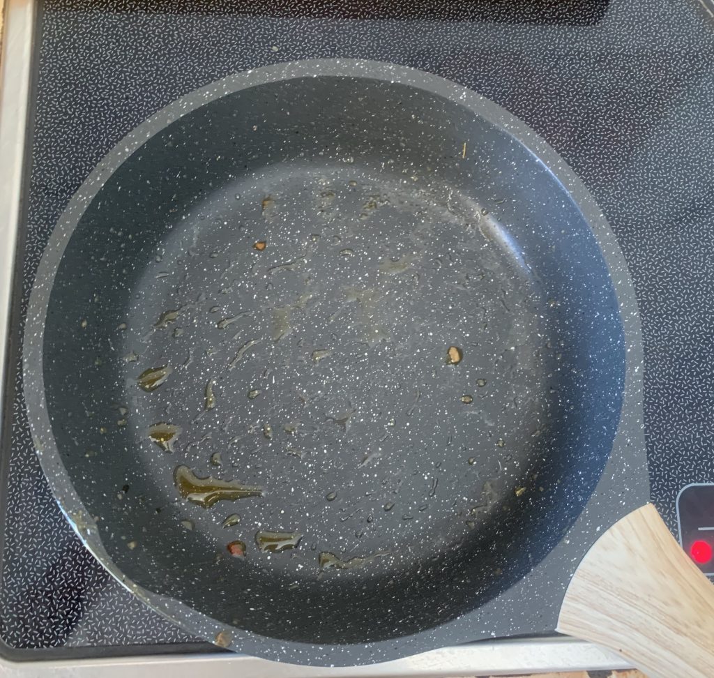 ZUOFENG beschichtete Pfanne nach dem Braten