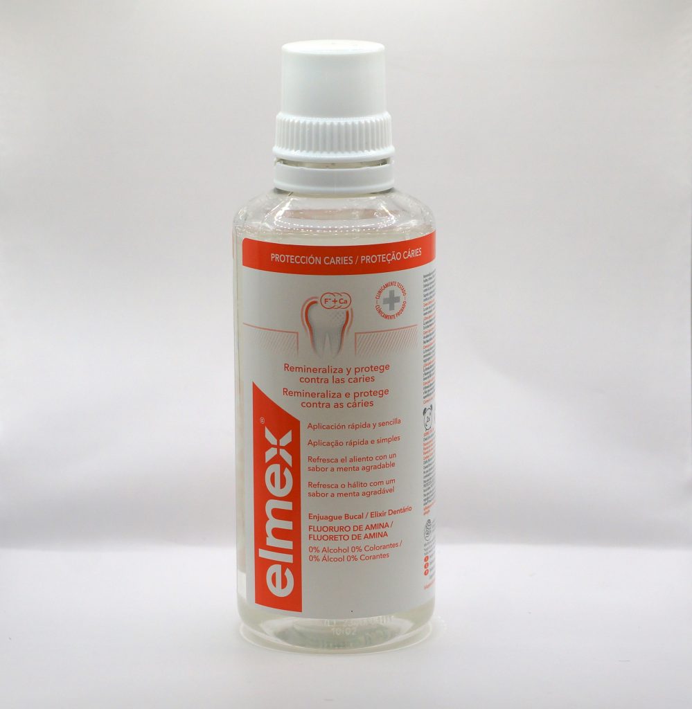 elmex Kariesschutz Flasche Rückseite