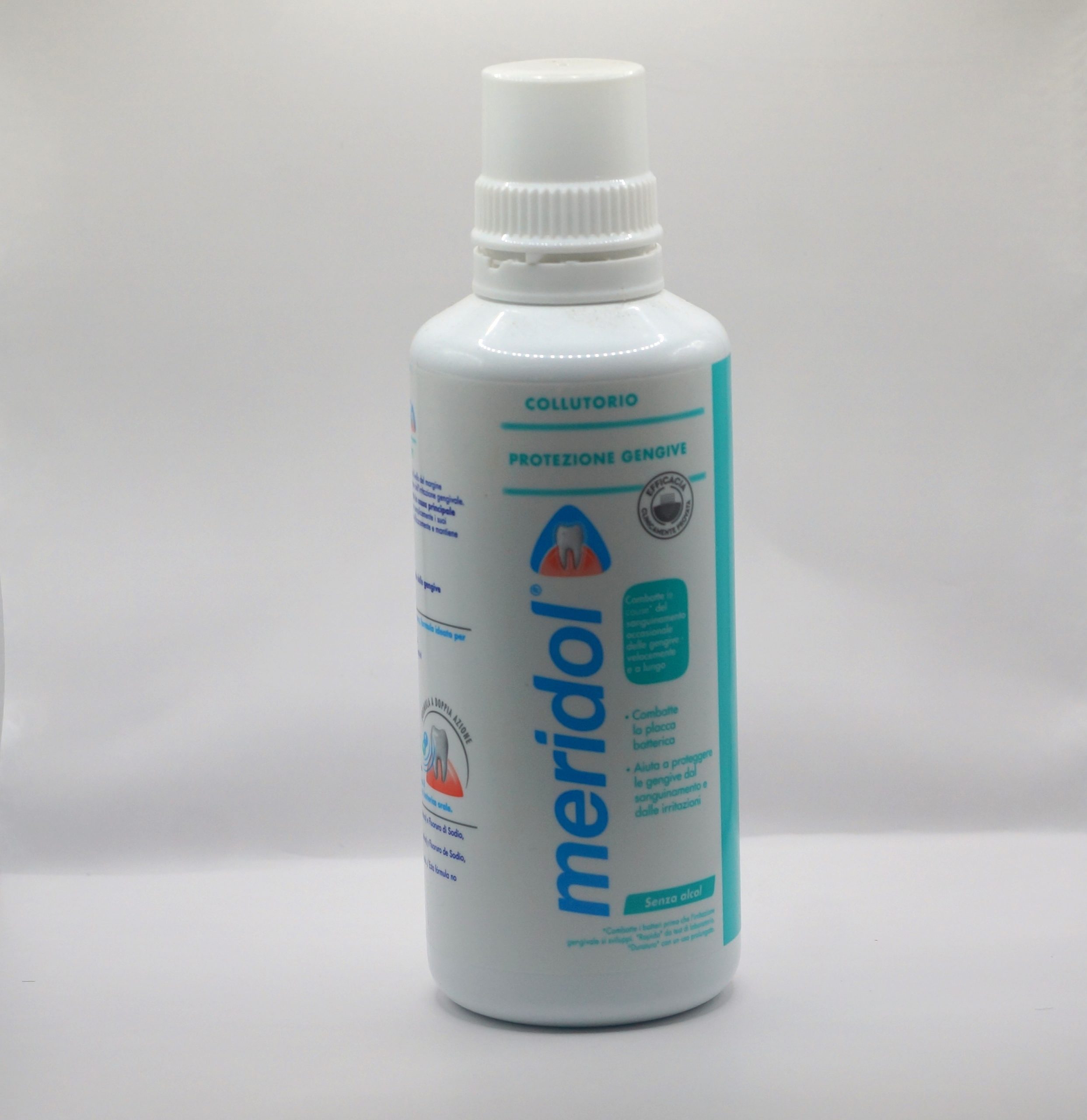 meridol Zahnfleischschutz Flasche Vorderseite