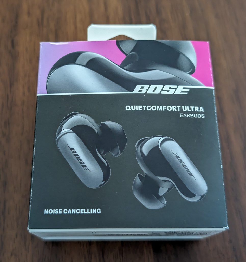 Bose QuietComfort Ultra EarBuds Bluetooth-Kopfhörer Karton