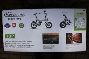 Sachsenrad F12 E-Bike Karton hinten