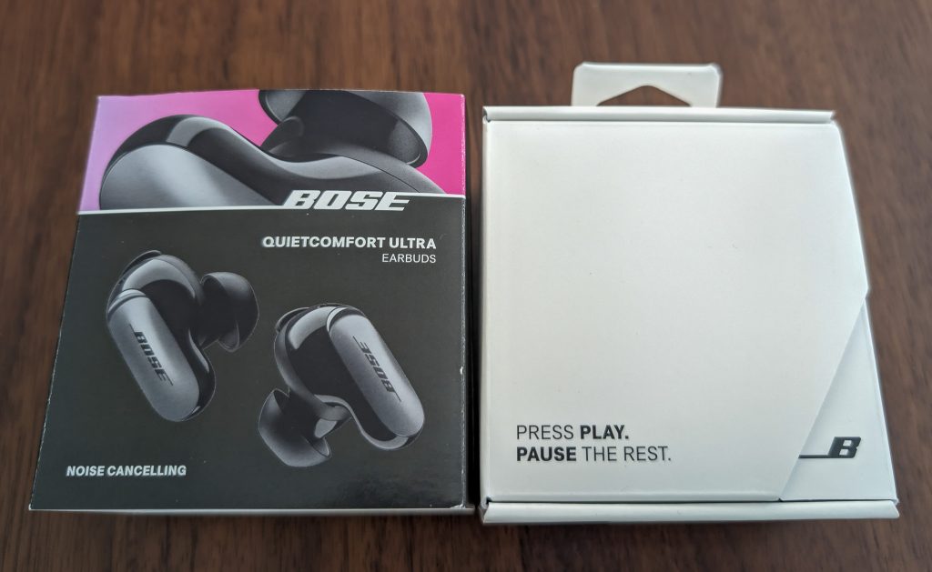 Bose QuietComfort Ultra EarBuds Bluetooth-Kopfhörer Unboxing