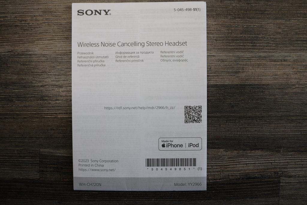 Sony WH-CH720N Bluetooth-Kopfhörer Anleitung