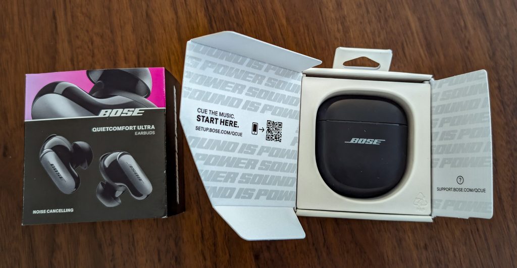 Bose QuietComfort Ultra EarBuds Bluetooth-Kopfhörer Unboxing