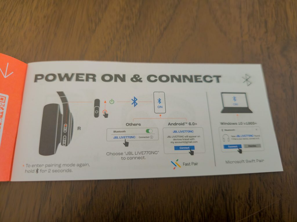 JBL LIVE770NC Bluetooth-Kopfhörer Anleitung