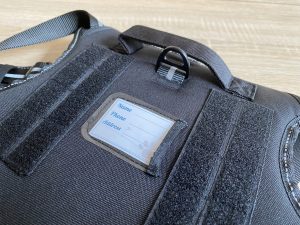 Amazon Basics Anti-Zieh-Hundegeschirr Detail Öse mit Infotasche