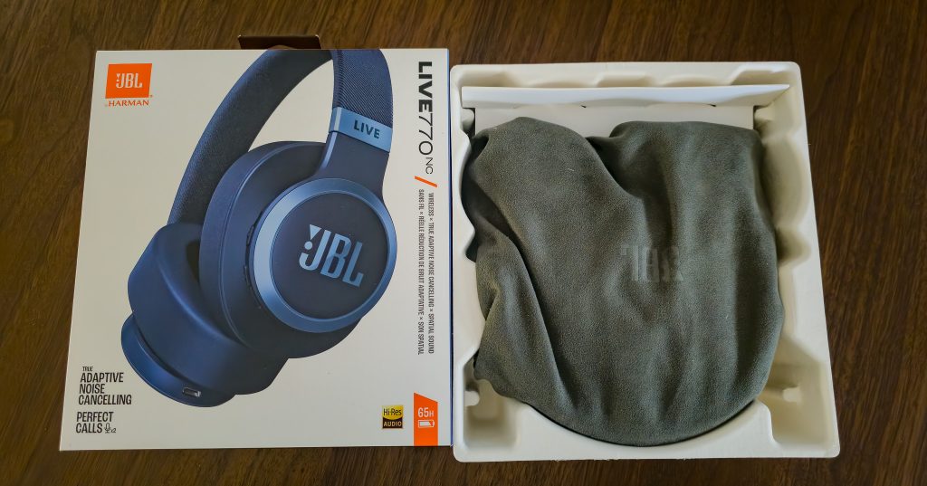 JBL LIVE770NC Bluetooth-Kopfhörer Unboxing