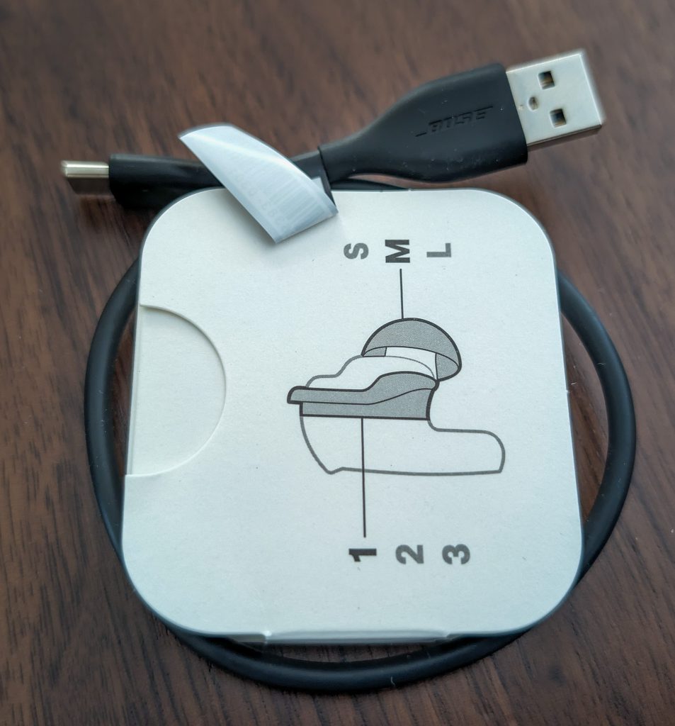 Bose QuietComfort Ultra EarBuds Bluetooth-Kopfhörer Ladekabel
