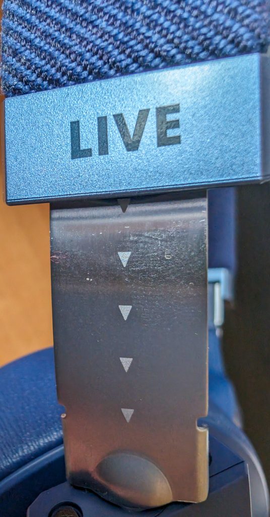JBL LIVE770NC Bluetooth-Kopfhörer Kopfbügelverstellung