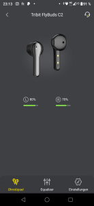 Tribit FlyBuds C2 Bluetooth-Kopfhörer Screenshot