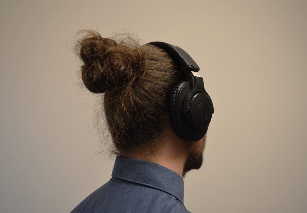 Audio-Technica ATH-M20xBT Over-Ear-Kopfhörer Aufgesetzt Ansicht Hinten