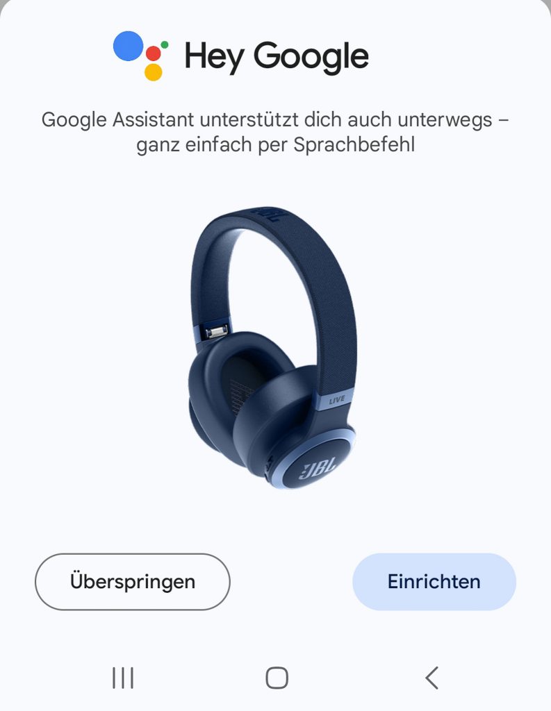 JBL LIVE770NC Bluetooth-Kopfhörer Screenshot