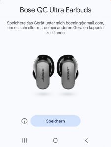 Bose QuietComfort Ultra EarBuds Bluetooth-Kopfhörer Screenshot