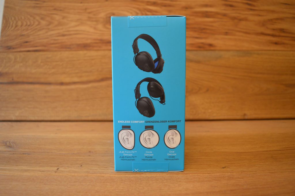 JLab Studio Pro Over-Ear-Kopfhörer Verpackung Seite