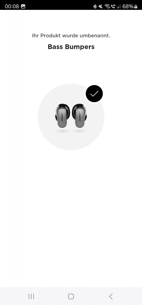 Bose QuietComfort Ultra EarBuds Bluetooth-Kopfhörer Screenshot