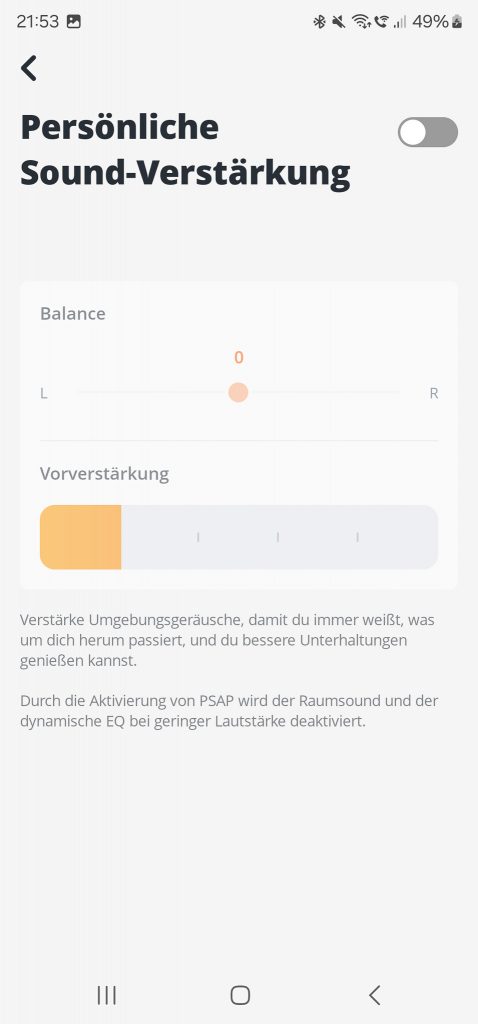 JBL LIVE770NC Bluetooth-Kopfhörer Screenshot