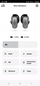 Bose QuietComfort Ultra EarBuds Bluetooth-Kopfhörer Screenshot