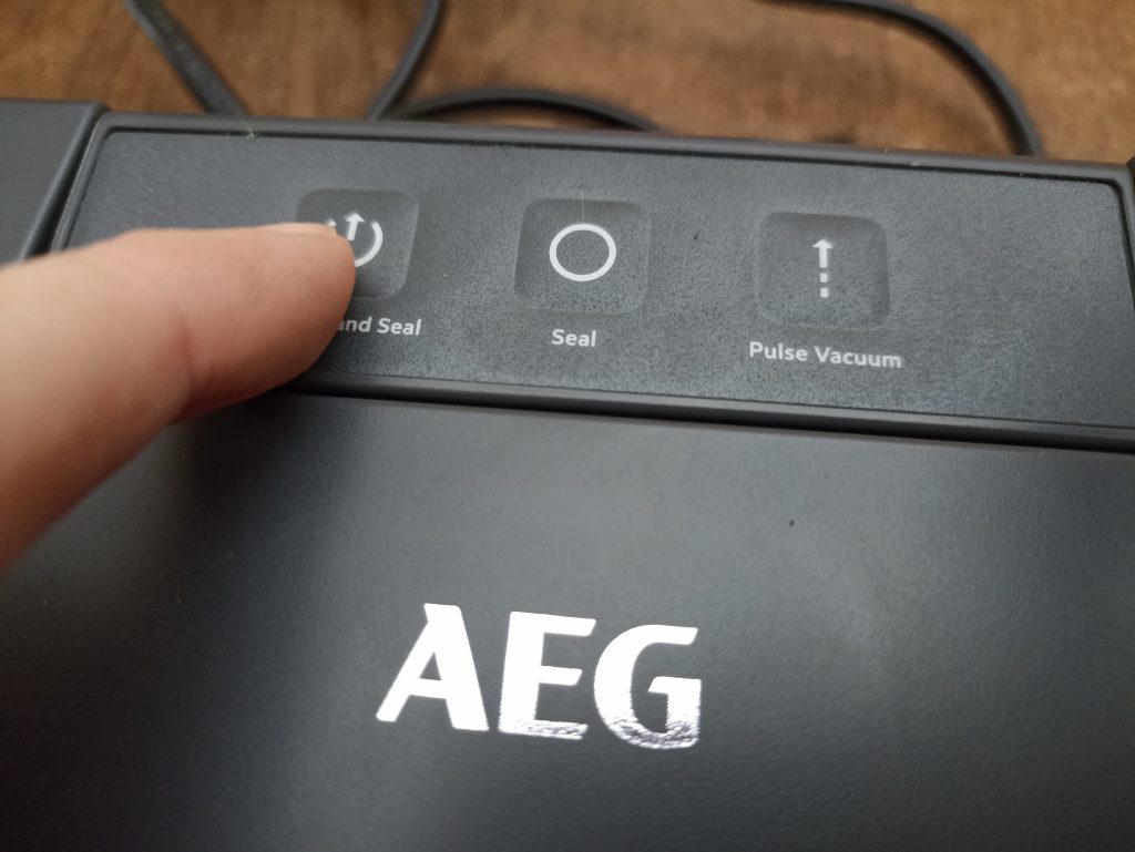 AEG VS4-1-4AG Vakuumierer, Bedienfeld