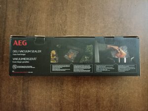 AEG VS4-1-4AG Vakuumierer, Verpackung Rückseite