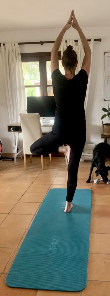 AIREX Fitline 180 Gymnastikmatte Praxistest Gleichgewichtsübung