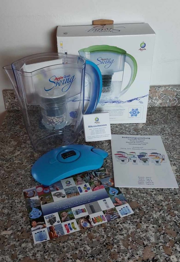 AcalaQuell Swing Wasserfilter Lieferumfang 1
