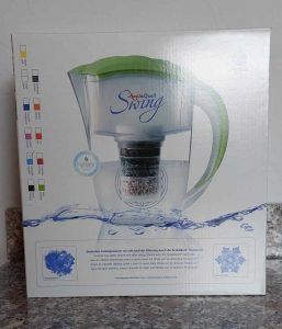 AcalaQuell Swing Wasserfilter in der Verpackung