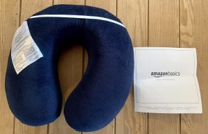 Amazon Basics Nackenkissen ausgepackt