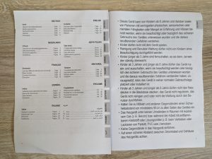 Anleitung des Clatronic HL3762 Heizlüfter geöffnet