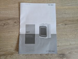 Anleitung des TROTEC TFC 16 E Heizlüfters