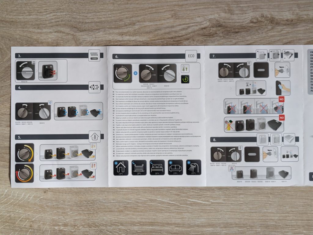 Bebilderte Anleitung des Rowenta SO2320 Instant Comfort Compact Heizlüfters (3)