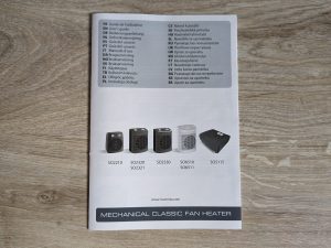 Bebilderte Anleitung des Rowenta SO2320 Instant Comfort Compact Heizlüfters