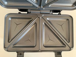 Bestron ‎ASM90XLCO XL-Sandwichmaker Nahaufnahme Backplatten