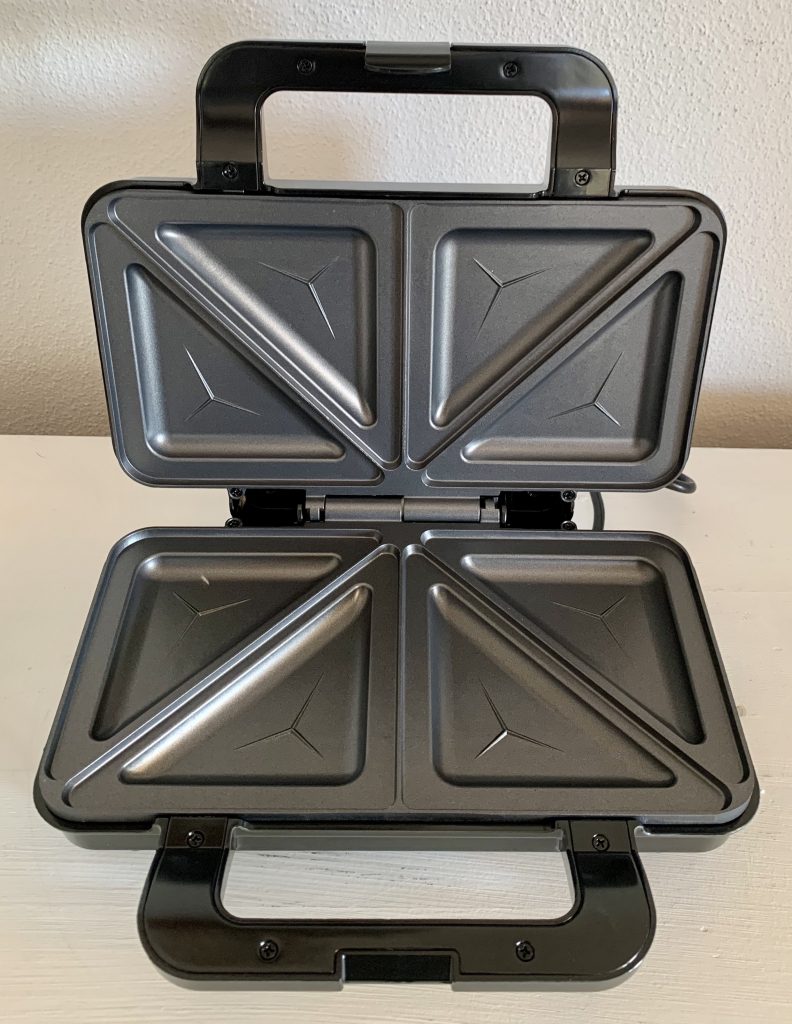 Bestron ‎ASM90XLCO XL-Sandwichmaker geöffnet ohne Schutzpapier