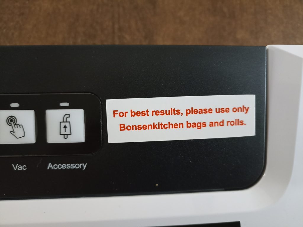 Bonsenkitchen VS2000 Vakuumierer, Warnhinweise 4