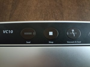 CASO VC10 Vakuumierer, Bedienfeld