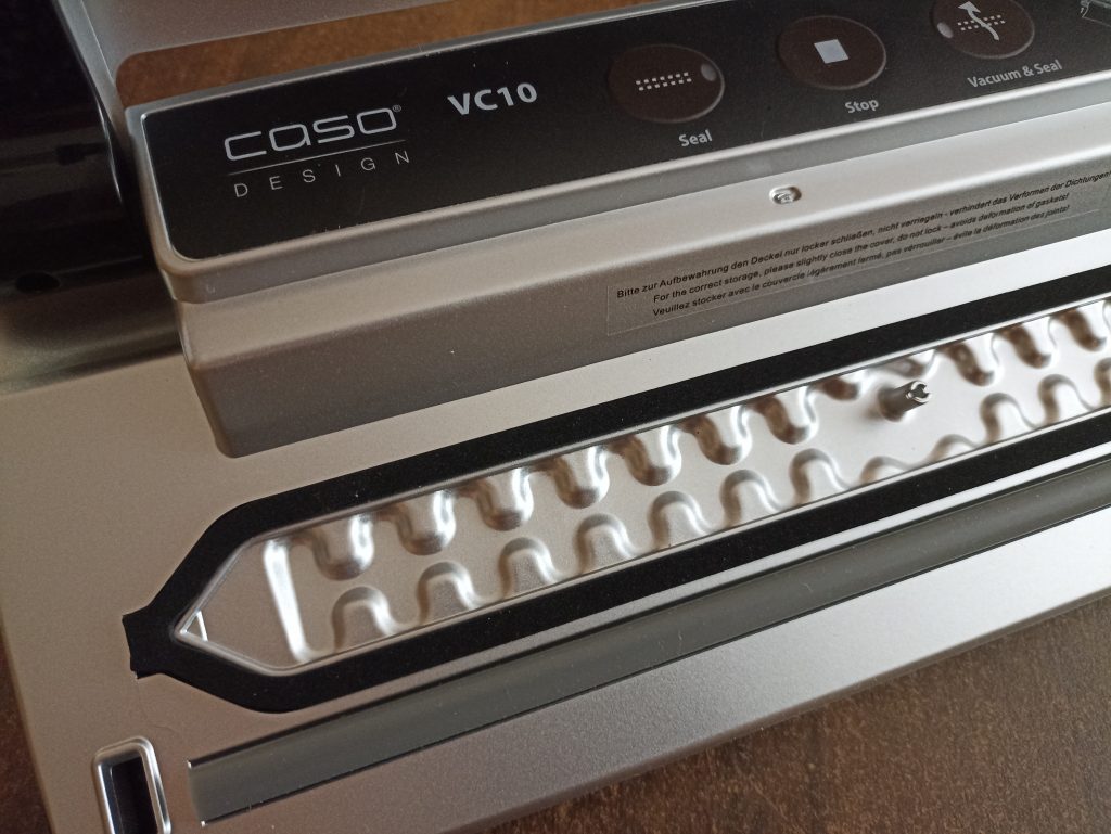 CASO VC10 Vakuumierer, Blick ins Innere