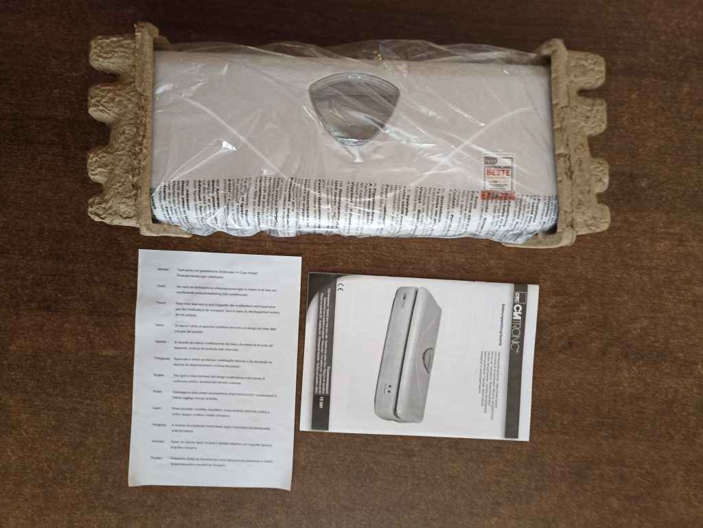 Clatronic FS 3261 Vakuumierer, Lieferumfang mit Innenverpackung
