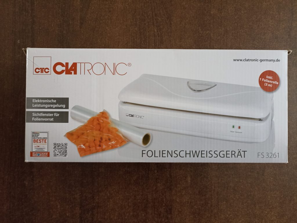 Clatronic FS 3261 Vakuumierer, Verpackung Vorderseite