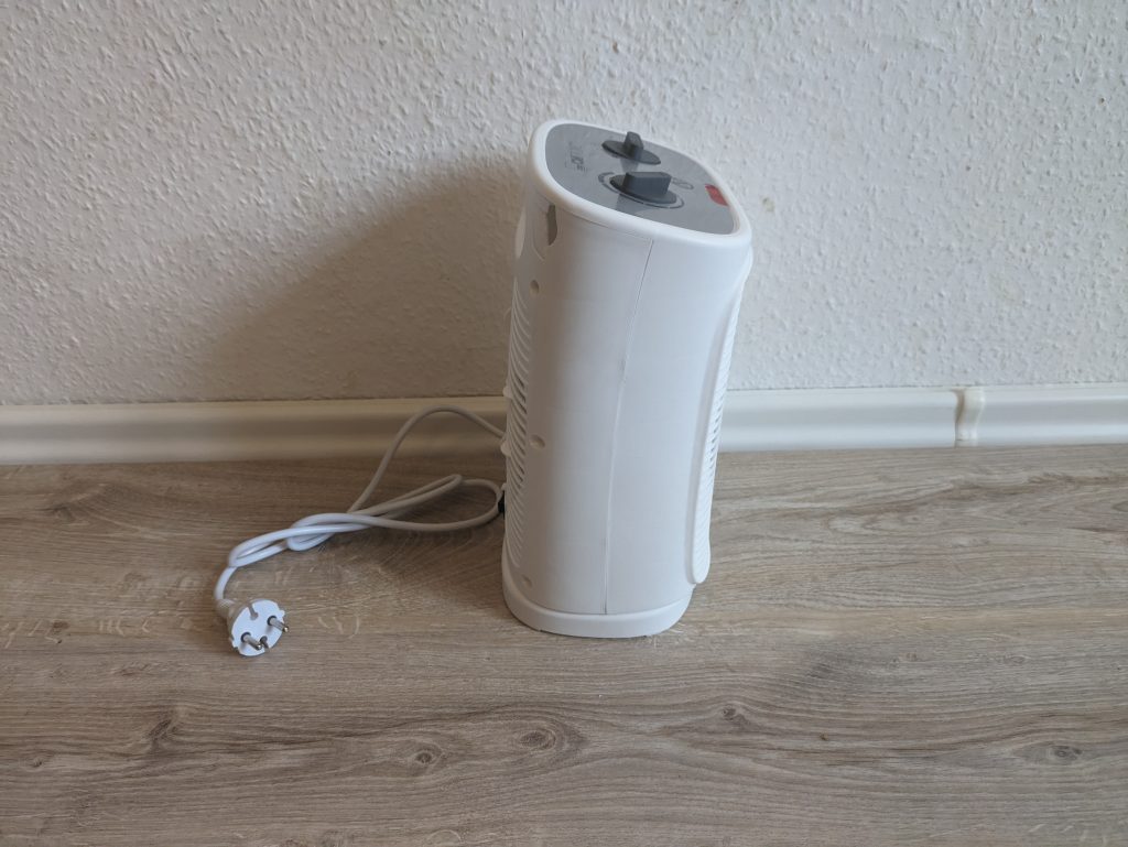 Clatronic HL3762 Heizlüfter von der Seite
