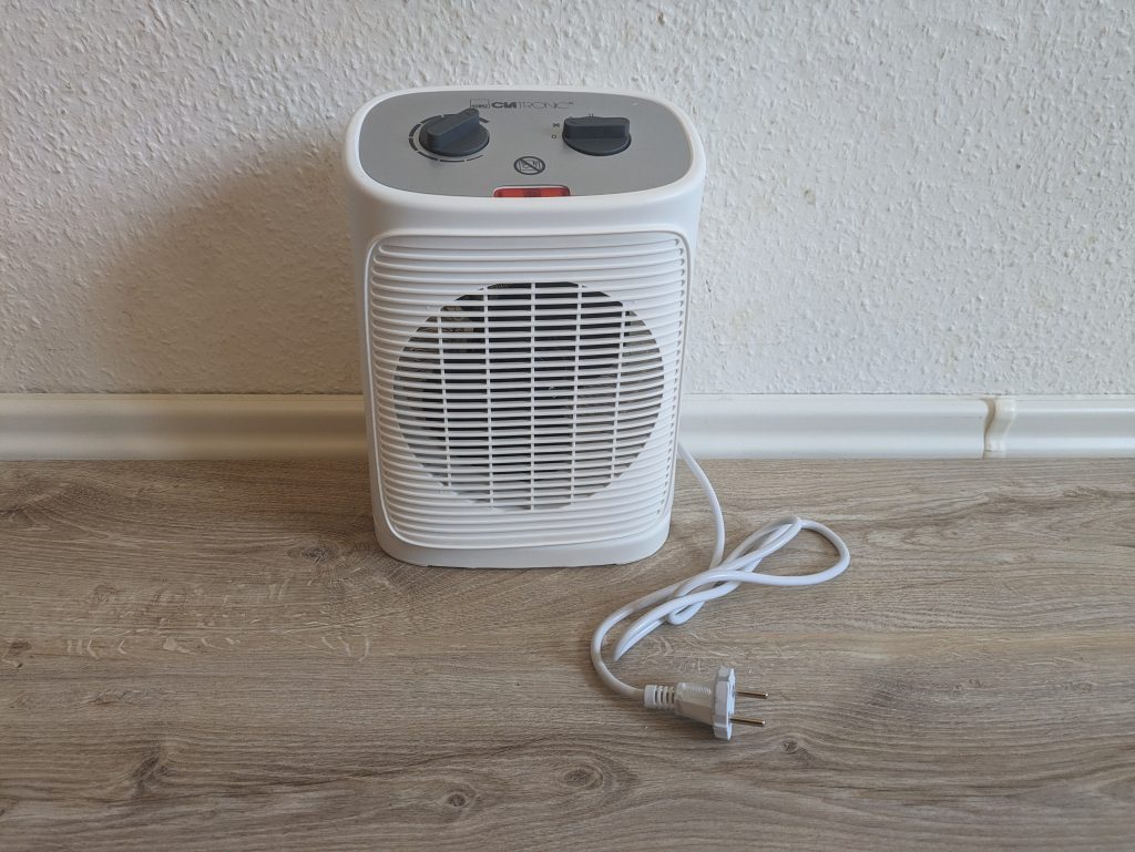 Clatronic HL3762 Heizlüfter von vorne in der Nahansicht