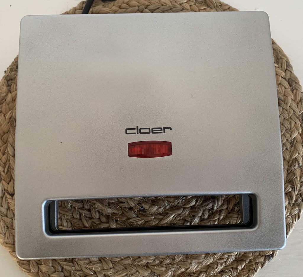 Cloer 6219 Sandwichmaker Fotoshooting Unpacking, Gewicht, Maße Backplatten, Bilder eingestellt von oben