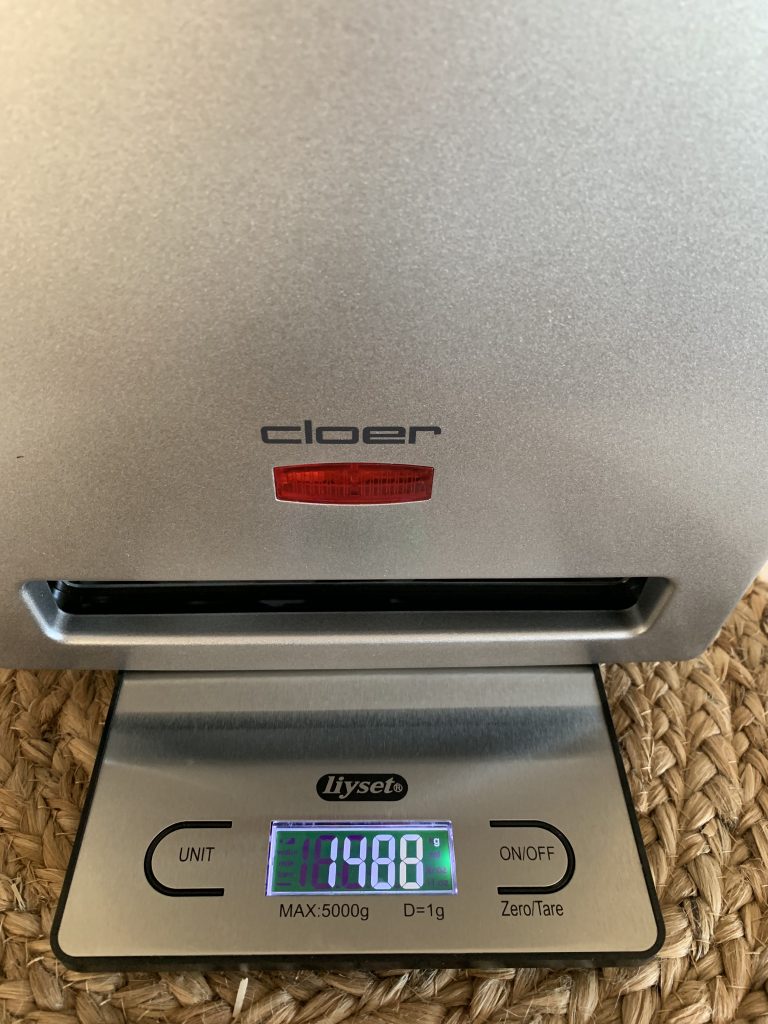 Cloer 6219 Sandwichmaker Gewicht