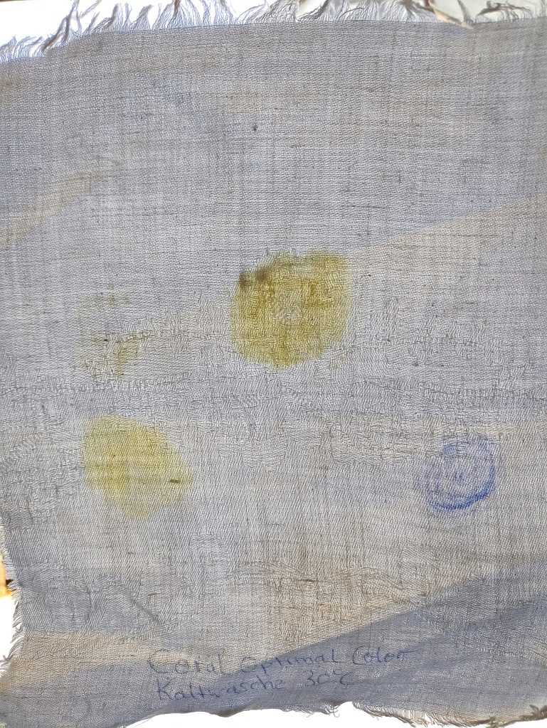 Coral Optimal Color XXL, Ergebnis Kaltwäsche 30 Grad, mit Durchlicht