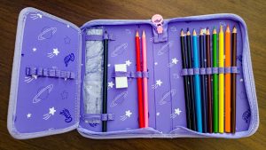 GMT for Kids Wall Schulranzen Federmäppchen komplett geöffnet