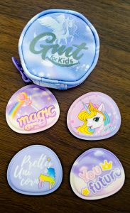 GMT for Kids Wall Schulranzen Sticker mit Täschchen