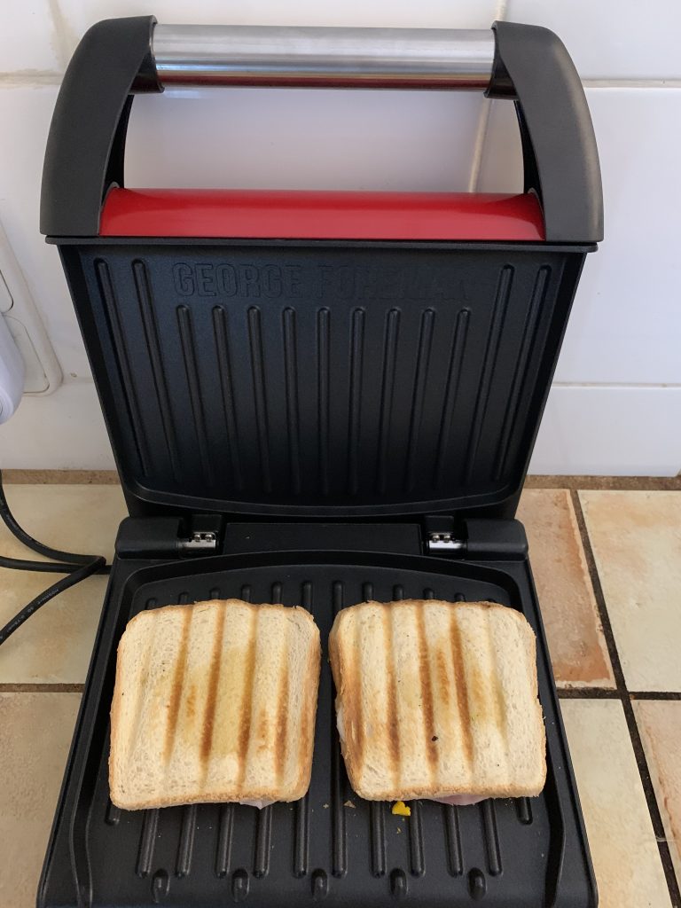 George Foreman 25030-56 Sandwichmaker Sandwiches nach 3 Minuten