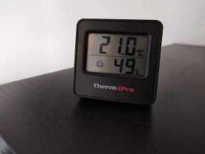 Heizlüfter-Test Thermometer