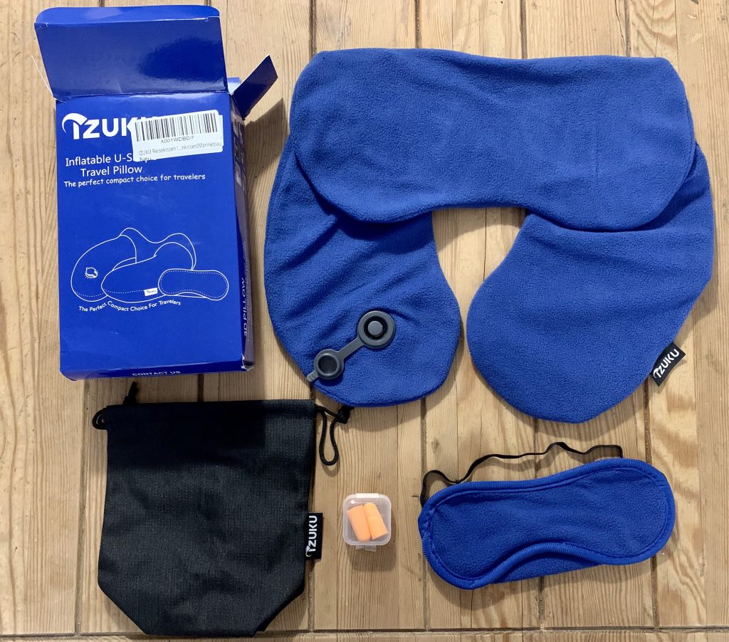IZUKU QL-KHZJ Nackenkissen ausgepackt mit Zubehör